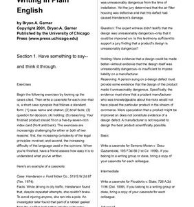 خرید و دانلود نسخه کامل کتاب Exercises from Legal Writing in Plain English