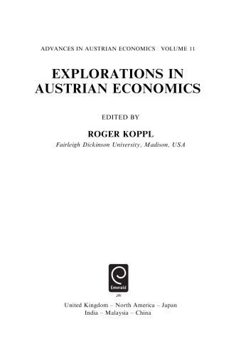 خرید و دانلود نسخه کامل کتاب Explorations in Austrian Economics (Advances in Austrian Economics, Vol 11)_68c8ee84d7a90.jpeg خرید و دانلود نسخه کامل کتاب Explorations in Austrian Economics (Advances in Austrian Economics, Vol 11)