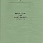خرید و دانلود نسخه کامل کتاب Festschrift für Raija Bartens zum 25. 10. 1993