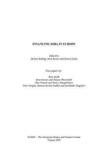 خرید و دانلود نسخه کامل کتاب Financing SMEs In Europe_68ca048399279.jpeg خرید و دانلود نسخه کامل کتاب Financing SMEs In Europe