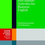 خرید و دانلود نسخه کامل کتاب Five-Minute Activities for Business English (Cambridge Handbooks for Language Teachers)