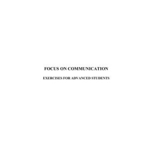 خرید و دانلود نسخه کامل کتاب Focus on Communication