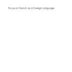 خرید و دانلود نسخه کامل کتاب Focus on French As a Foreign Language: Multidisciplinary Approaches (Second Language Acquisition)
