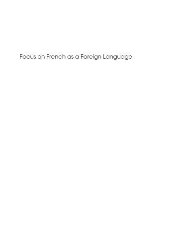 خرید و دانلود نسخه کامل کتاب Focus on French As a Foreign Language: Multidisciplinary Approaches (Second Language Acquisition)_68c486dc26872.jpeg خرید و دانلود نسخه کامل کتاب Focus on French As a Foreign Language: Multidisciplinary Approaches (Second Language Acquisition)