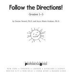 خرید و دانلود نسخه کامل کتاب Follow the Directions! Grades 1-3