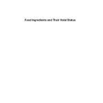 خرید و دانلود نسخه کامل کتاب Food Ingredients and Their Halal Status