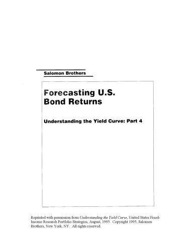 خرید و دانلود نسخه کامل کتاب Forecasting U.S. Bond Returns. Understanding the Yield Curve: Part 4