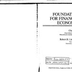 خرید و دانلود نسخه کامل کتاب Foundations for Financial Economics
