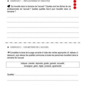 خرید و دانلود نسخه کامل کتاب Français du tourisme: Accueil