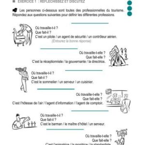 خرید و دانلود نسخه کامل کتاب Français du tourisme: Les métiers du tourisme