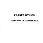خرید و دانلود نسخه کامل کتاب Frases útiles: quechua de Cajamarca