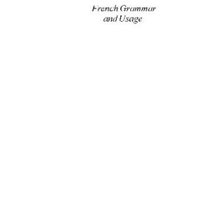 خرید و دانلود نسخه کامل کتاب French grammar and usage