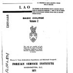 خرید و دانلود نسخه کامل کتاب FSI. Lao Basic Course. Student Text. Volume 2