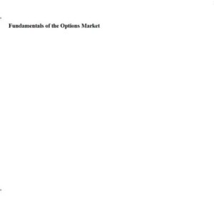 خرید و دانلود نسخه کامل کتاب Fundamentals of the Options Market