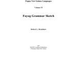 خرید و دانلود نسخه کامل کتاب Fuyug grammar sketch