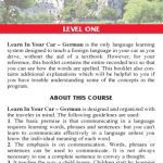 خرید و دانلود نسخه کامل کتاب German (Level 1)