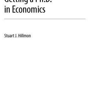 خرید و دانلود نسخه کامل کتاب Getting a PhD in Economics