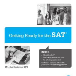 خرید و دانلود نسخه کامل کتاب Getting ready for the SAT 2013
