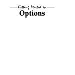 خرید و دانلود نسخه کامل کتاب Getting Started in Options
