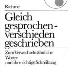 خرید و دانلود نسخه کامل کتاب Gleich gesprochen, verschieden geschrieben