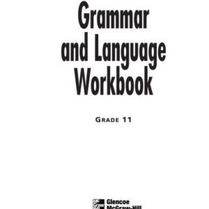 خرید و دانلود نسخه کامل کتاب Glencoe Language Arts Grammar and Language Workbook Grade 11