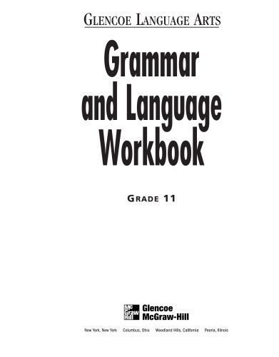 خرید و دانلود نسخه کامل کتاب Glencoe Language Arts Grammar and Language Workbook Grade 11_68c1ccaf2990c.jpeg خرید و دانلود نسخه کامل کتاب Glencoe Language Arts Grammar and Language Workbook Grade 11