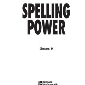 خرید و دانلود نسخه کامل کتاب Glencoe Language Arts. Spelling Power. Grades 6 to 12