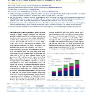 خرید و دانلود نسخه کامل کتاب Global Debt Monitor – November 2019