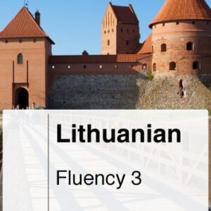 خرید و دانلود نسخه کامل کتاب Glossika Lithuanian Fluency 3 (GMS Audio)