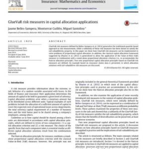 خرید و دانلود نسخه کامل کتاب GlueVaR risk measures in capital allocation applications