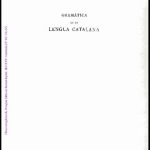 خرید و دانلود نسخه کامل کتاب Gramática de la lengua catalana