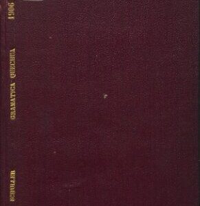 خرید و دانلود نسخه کامل کتاب Gramática de la lengua quechua