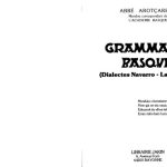 خرید و دانلود نسخه کامل کتاب Grammaire Basque (Dialectes Navarro-Labourdins)