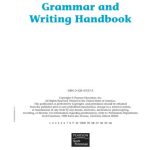 خرید و دانلود نسخه کامل کتاب Grammar and Writing Handbooks (Grade 1 to Grade 6)