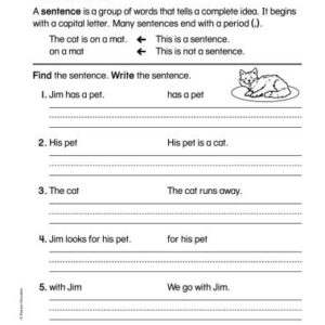 خرید و دانلود نسخه کامل کتاب Grammar and Writing Practice Book. Grade 1. Reading Street