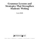 خرید و دانلود نسخه کامل کتاب Grammar Lessons and Strategies That Strengthen Students’ Writing