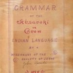 خرید و دانلود نسخه کامل کتاب Grammar of the Absaroki or Crow Indian Language