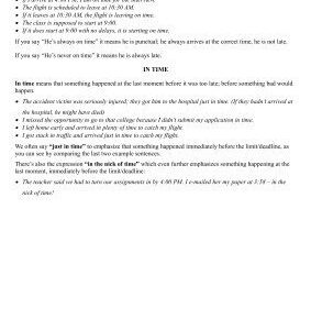 خرید و دانلود نسخه کامل کتاب Grammar Practice: On time / In time (theory and exercises)