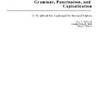 خرید و دانلود نسخه کامل کتاب Grammar, punctuation, and capitalization: a handbook for technical writers and editors