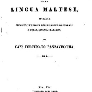 خرید و دانلود نسخه کامل کتاب Grammatica della Lingua Maltese