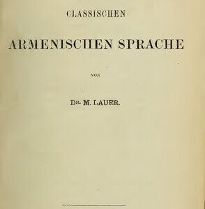 خرید و دانلود نسخه کامل کتاب Grammatik der classischen armenischen Sprache