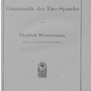 خرید و دانلود نسخه کامل کتاب Grammatik der Ewe-Sprache