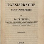خرید و دانلود نسخه کامل کتاب Grammatik der Parsisprache nebst Sprachproben
