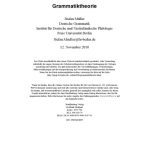 خرید و دانلود نسخه کامل کتاب Grammatiktheorie