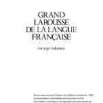 خرید و دانلود نسخه کامل کتاب Grand Larousse de la langue française. Tom 4 (IND-NY)