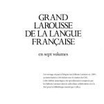 خرید و دانلود نسخه کامل کتاب Grand Larousse de la langue française. Tom 7 (Sus-Z)