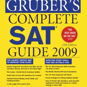 خرید و دانلود نسخه کامل کتاب Gruber’s Complete SAT Guide 2009 (Gruber’s Complete SAT Guide -12th Edition)