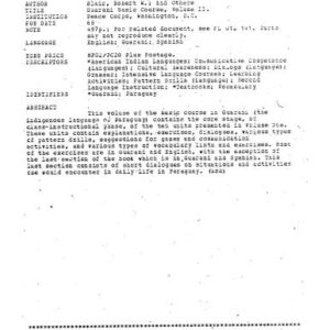 خرید و دانلود نسخه کامل کتاب Guarani Basic Course. Part II