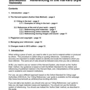 خرید و دانلود نسخه کامل کتاب Guide to Citation and Referencing in the Harvard Style