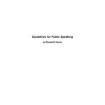 خرید و دانلود نسخه کامل کتاب Guidelines for Public Speaking